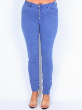 Karostar trousers with bling buttons